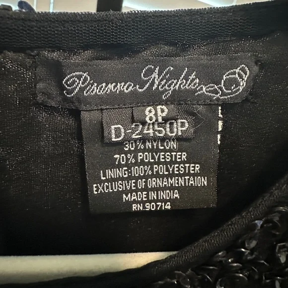 Pisarro Nights | Beaded & Taffeta High-Low Gown - Picture 5 of 7